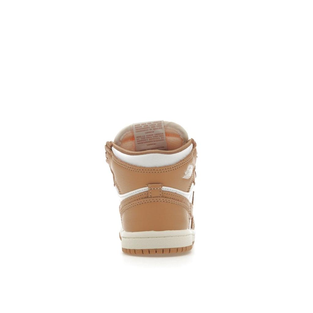 Детские кроссовки Air Jordan 1 Retro High OG TD Praline Tan White Sail FN6623-201