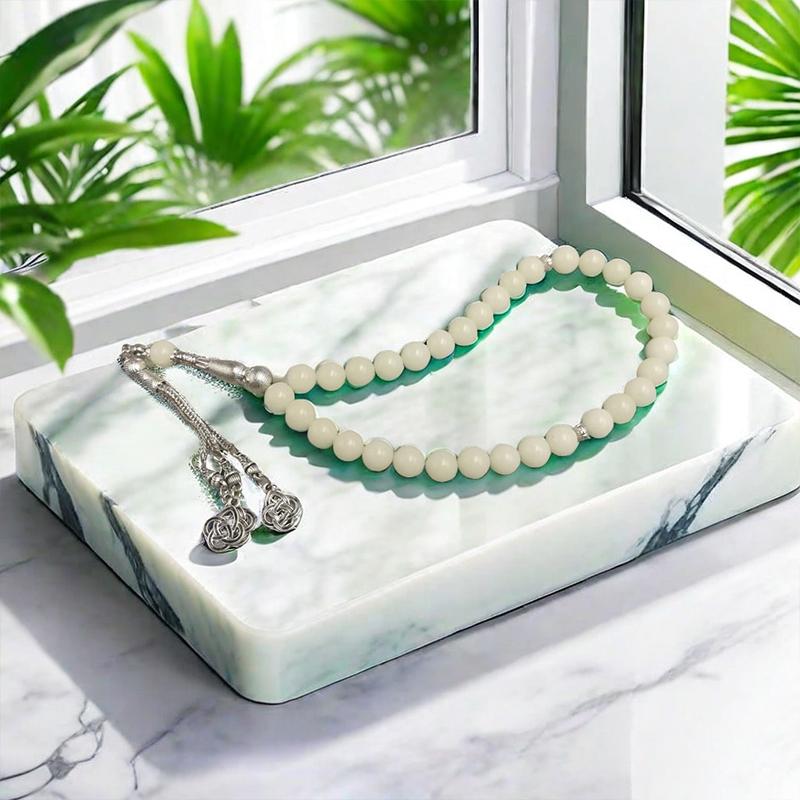 10 мм ручная работа 33 бусины исламские молитвенные четки мусульманская молитва ручная нить кисточка кулон мусульманский тасбих 30 см