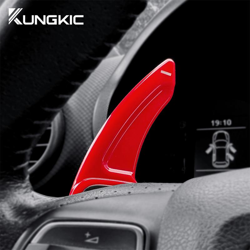 Для Seat Leon 2005 2006 2007 2008 2009 2010 2011 2012 Карбон Стиль ВЕРХНИЙ ABS Автомобильный Руль Лепестки Переключения Передач Накладка