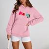 Women's Hoodies Letter Printed Sweatshirt Pullover