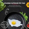 Легкая складная антипригарная сковорода для омлета, наружная складная быстроразогревающаяся сковорода для приготовления омлета