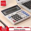 JY 12-значный настольный калькулятор с двойным питанием