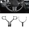 ABS Carbon Steering Wheel Cover Interior Accessories