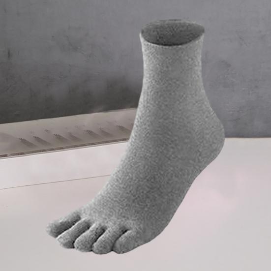 1 пара носков для ног осень-зима влагоотводящие дышащие супинаторы нескользящие мужские и женские спортивные беговые хлопковые носки с пятью пальцами