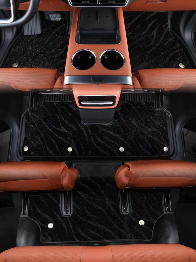 Durable, dirt-resistant, easy-clean, TPE eco-friendly anti-slip floor mats for 2025 Volkswagen Teramont Pro.