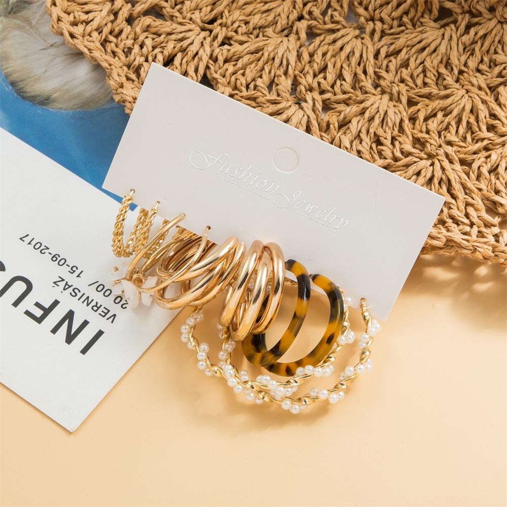 Винтажные золотые серьги-кольца, набор для женщин, круглые серьги-кольца, серьги-гвоздики, модные ювелирные изделия, подарки