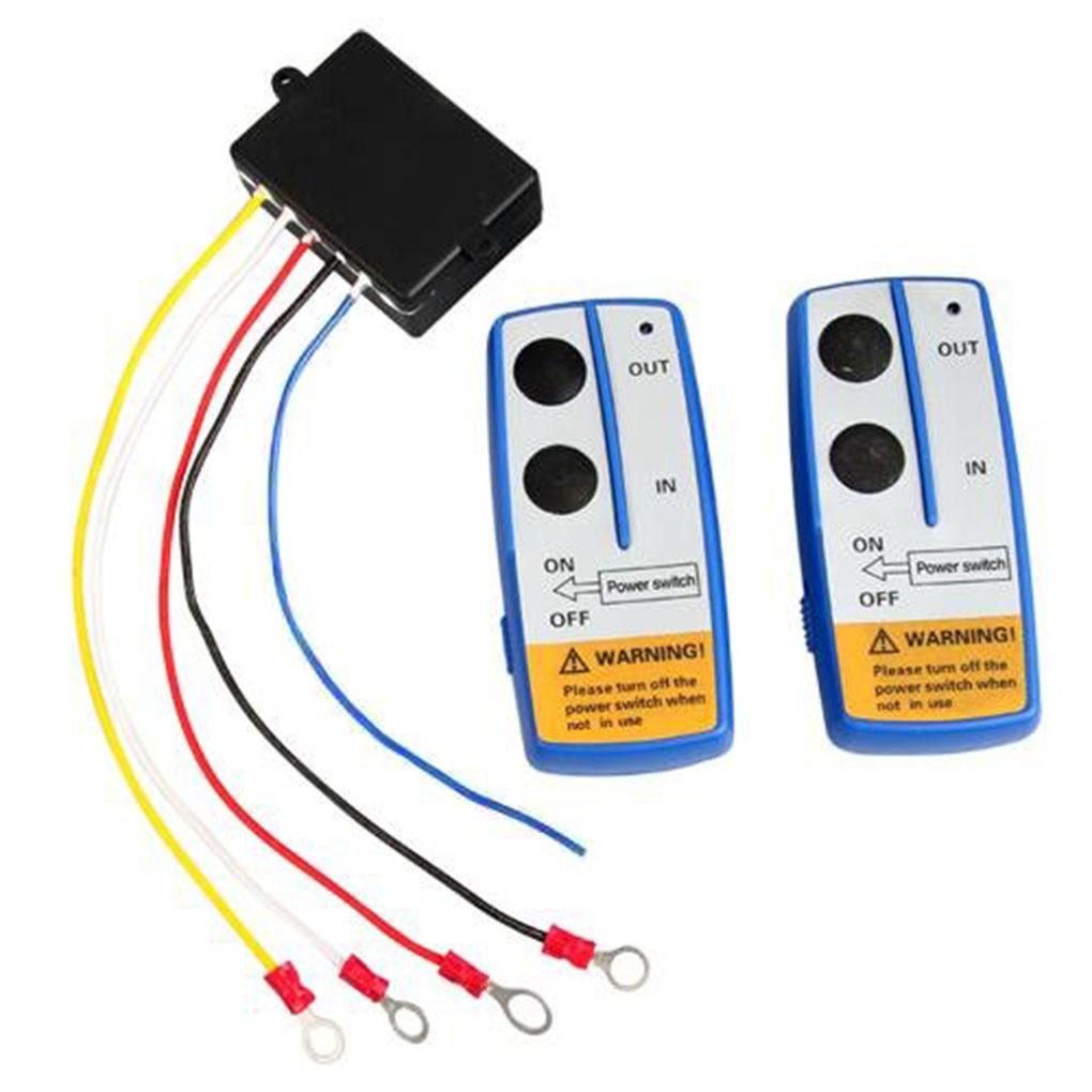 Беспроводной комплект лебедки 12 В 100 футов автоматический пульт управления автомобильный универсальный