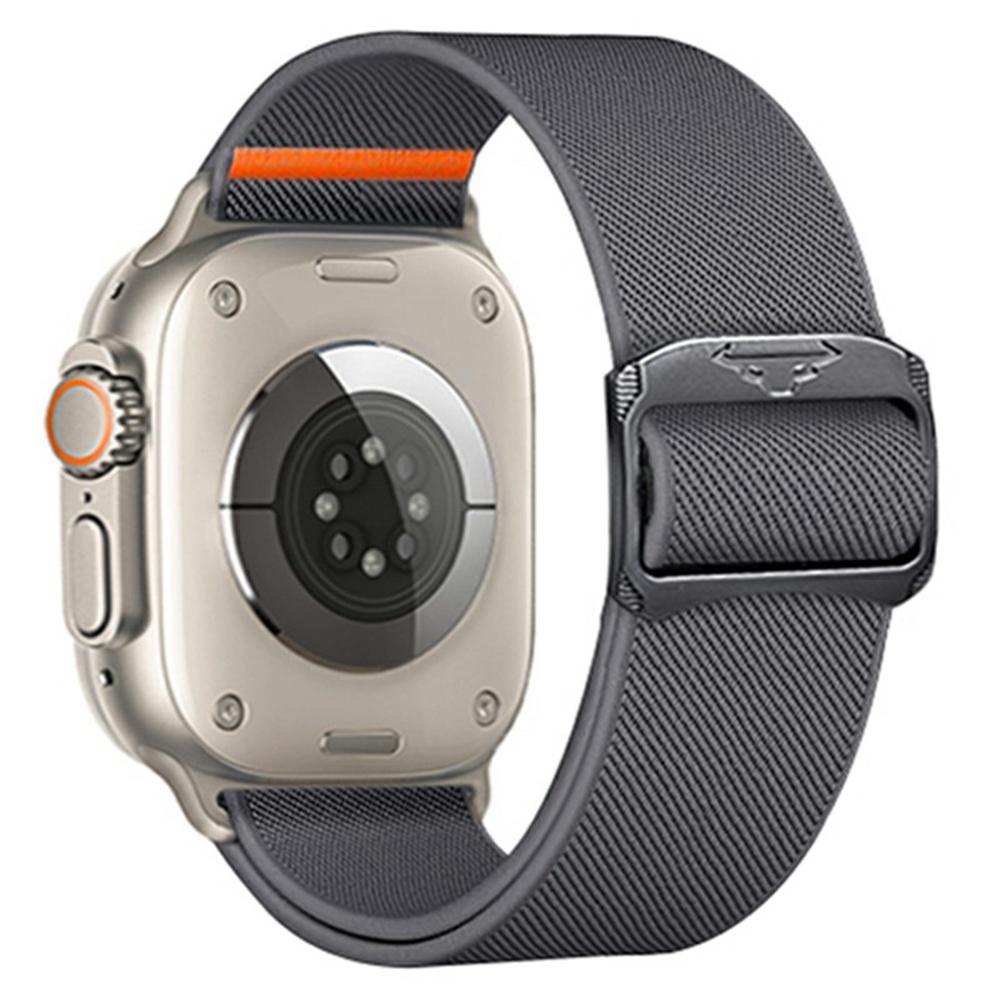 Nylon Strap for Apple Watch Series 10 46mm/Ultra 2/Ultra 49mm/Series 9 8 7 45mm/SE (2023) SE (2022) SE 6 5 4 44mm/3 2 1 42mm Band