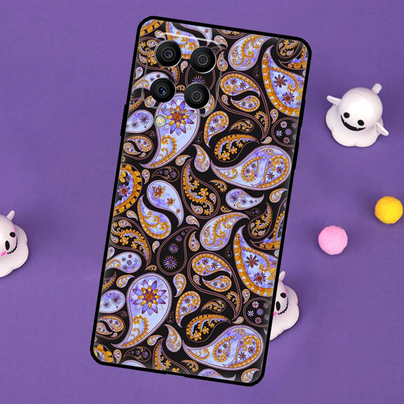 Bandana Paisley Pattern Art Cover For Samsung Galaxy M20 M30s M33 M13 M23 M53 M15 M55 M31 M51 M14 M34 M54 M32 M52 Case