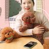 Dog Doll Soft Lifelike Teddy Dog Stuffed Animal Exquisite Workmanship Cartoon Stuffed Doll Toy for Kids