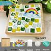 Bamboo Mosaic Coaster DIY Kit for Students and Kids
