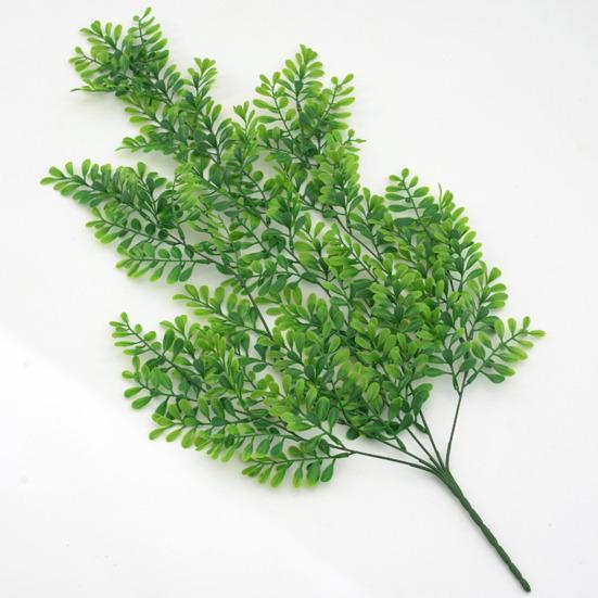 5 Forks Simulation Small Boxwood Leaves Wall Hanging Realistic Artificial Green Plants Background Accessories Adult Sex Wear