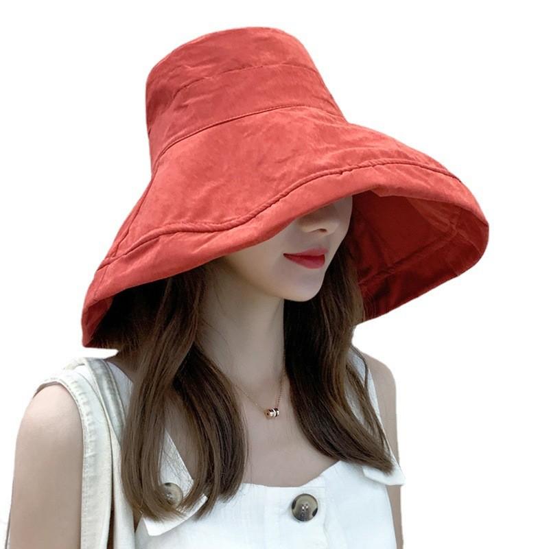 Стильная шляпа-панама с широкими полями для защиты от солнца летом для женщин, модная, разных цветов