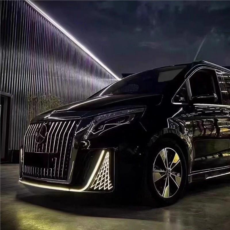 Обвес для Mercedes-Benz V260 Vito High Mountain Flowing Water: Обновление решетки переднего и заднего бампера