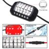 Rock Lights Remote APP Control RGB 3D Lens LED для внедорожника RZR SUV ATV UTV Jeep Neon Underbody Undergolw Car Chassis Light