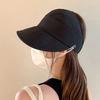 1Pc Women'S Visors  Sun Protection Hats Creative Face Mask Hook Design Hats  Product Summer Sun Hat Apparel Accessorie