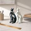 3D-печатная фигурка кошки Yousheng, Современная геометрическая скульптура кошки, Минималистичный арт-декор для прихожей, рабочего стола, полки, Подарок для любителя кошек