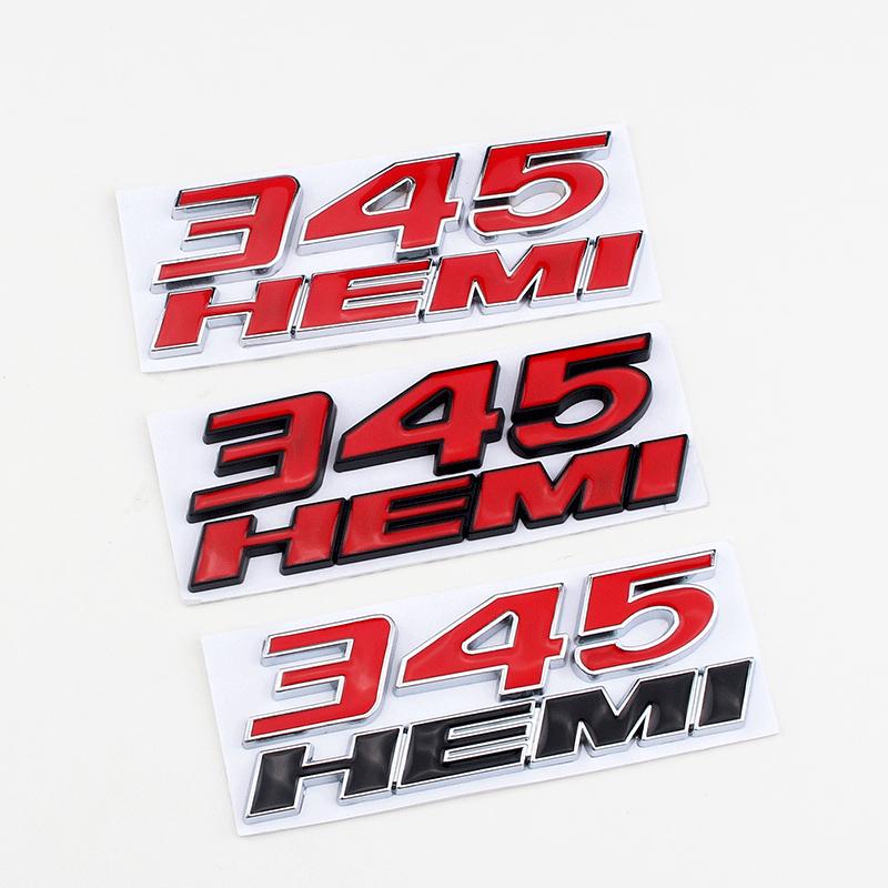 Модифицированная наклейка-эмблема Dodge 345 HEMI для пикапа RAM 1500/2500
