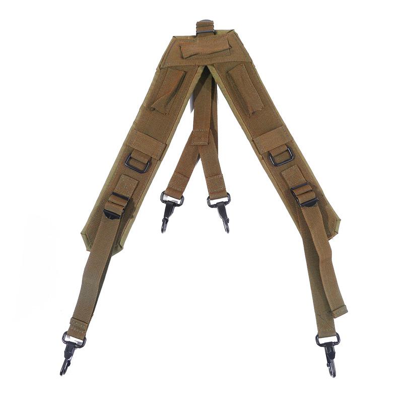 Наручный регулируемый подсумок-подвеска X-образный Тактический подтяжки Новые подтяжки Мужской тактический ремень Поясная система ремней Ремень боевой готовности
