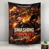 Printed Tapestry - Smashing Pumpkins Grunge Rock Band Concert Poster for Dorm Room