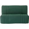 BZ DREAM Sofa Bed - 100% Forest Green Cotton Fabric - 140x190 Cm Sleeping Area - Soft Comfort