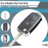 2 Button Car Flip Remote Key Case Cover Shell For VW Volkswagen Amarok Polo Golf 4 5 6 MK4 Bora Jetta Altea Alhambra Passat Fox