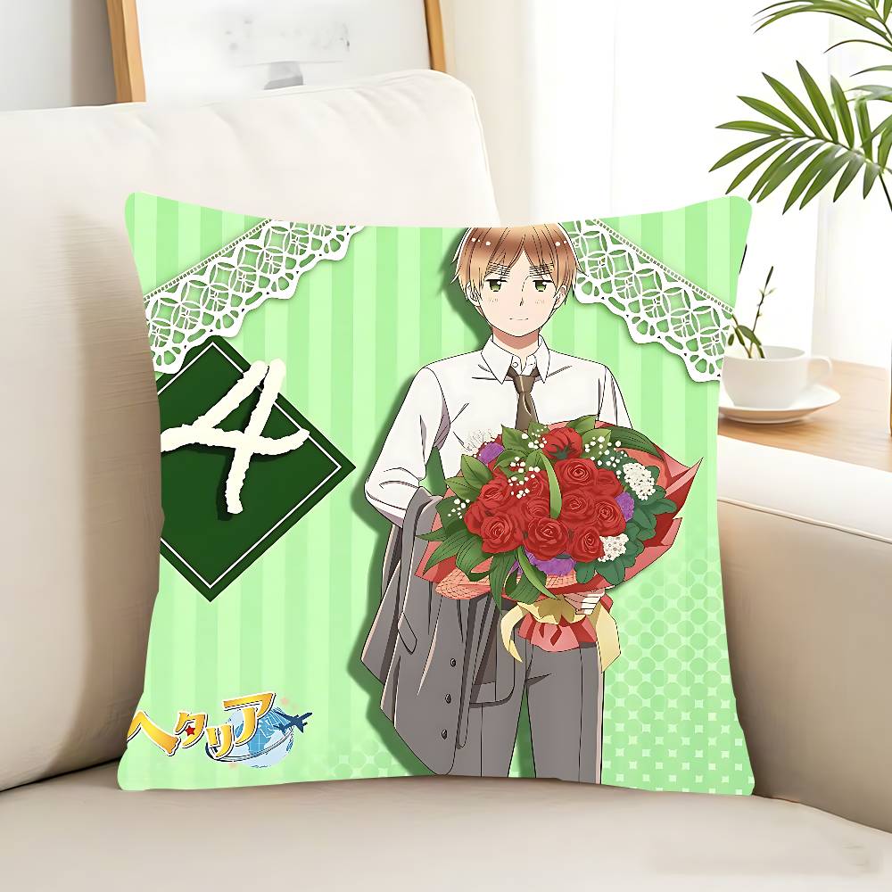 Наволочка Hetalia World Stars Съемная Моющаяся Наволочка – Мягкий Лен для Всех Сезонов