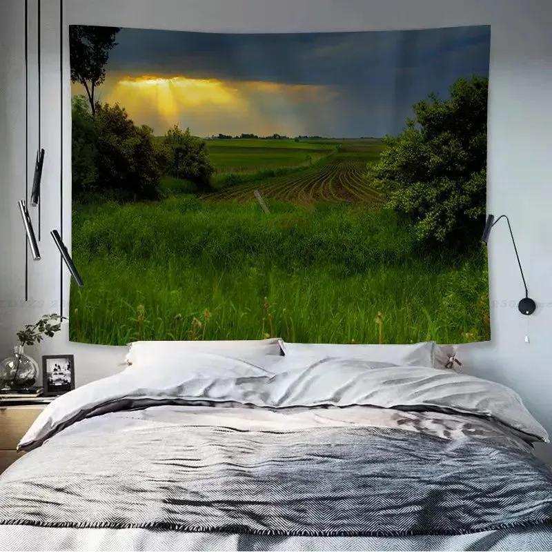 Спальня Гостиная Гобелен Узор Прерийный Пейзаж Мода Домашнее Украшение