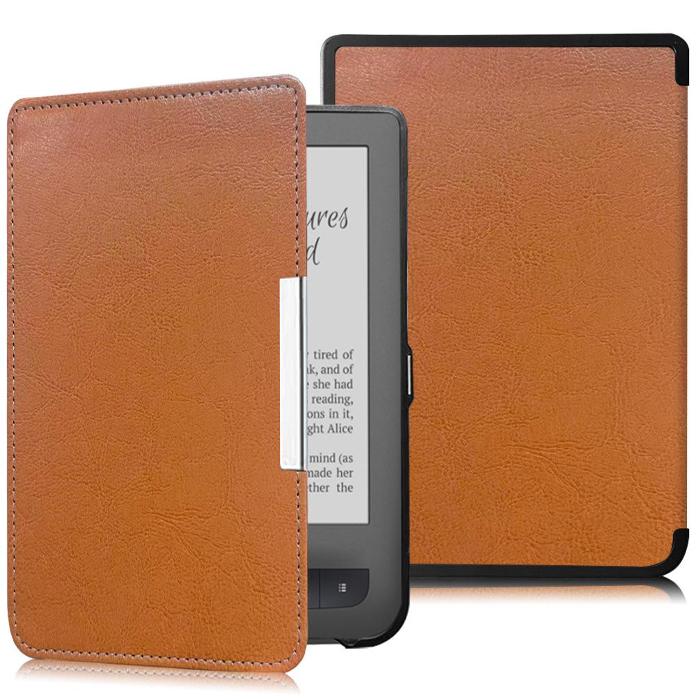 Leather E-Reader Protective Cover for Pocketbook Aqua 640/641
