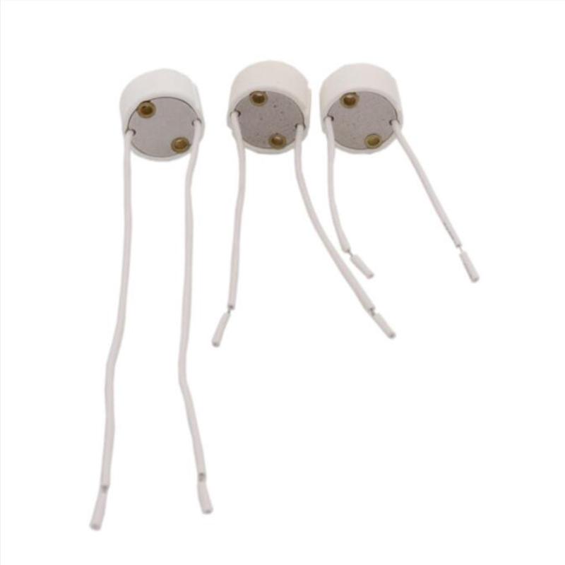 GU10 Держатель цоколя лампы Конвертер Светодиодная лампа Разъем для галогенной керамической лампы Разъем для провода