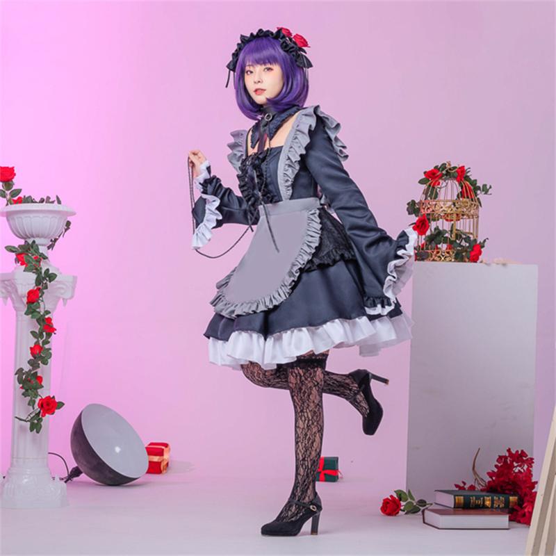 My Dress Up Darling Marin Kitagawa косплей костюм для женщин костюм горничной на Хэллоуин полный комплект униформы