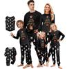 Print Cute Family Set Pajamas, Home Clothes, Family Set Long Sleeve Top Pants Set