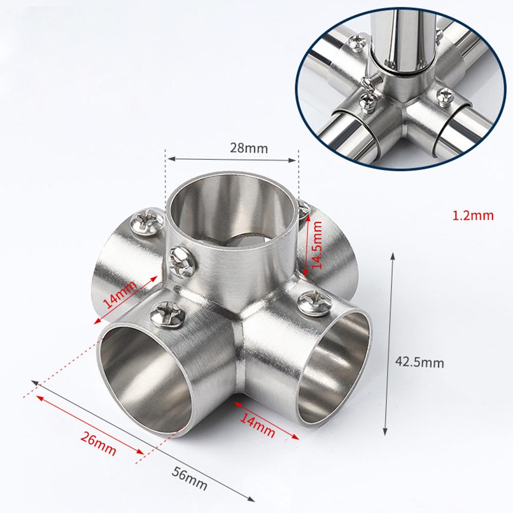 Фланцевый соединитель для вешалки для одежды, зажим для трубы, соединитель для трубы из нержавеющей стали, держатель для штанги для одежды, фиксированный зажим, фурнитура