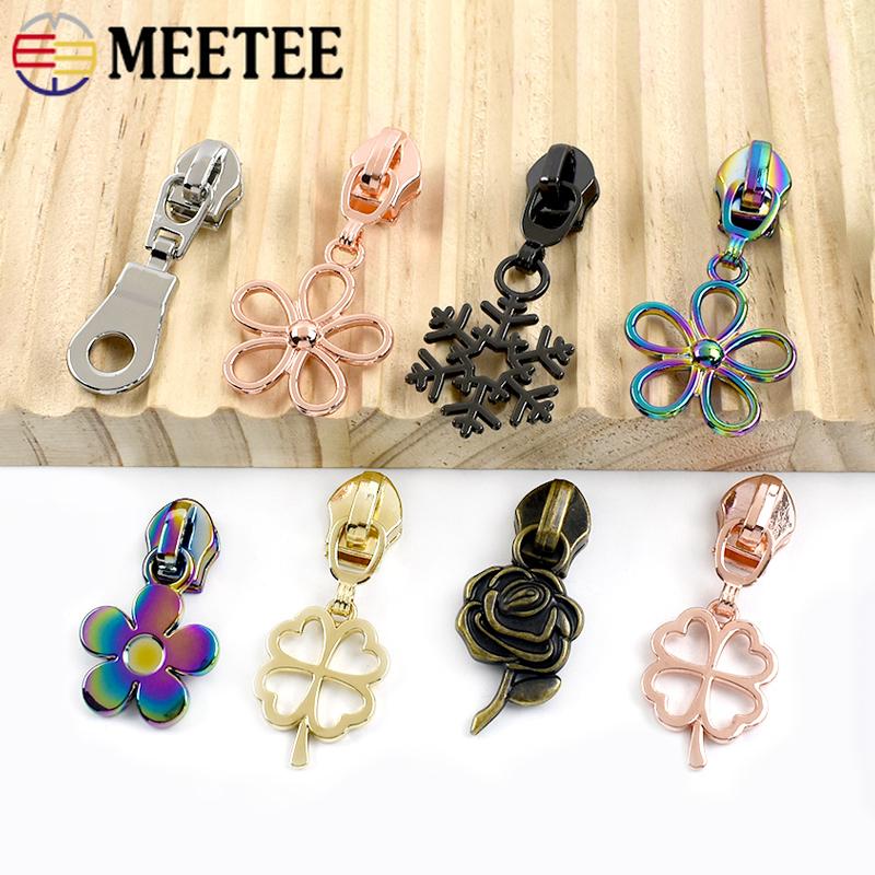 5/10/20 шт. Meetee 5# Бегунки для молний для нейлоновых лент молний Швейные головки застежек-молний Ремонтные комплекты Сумка Одежда Аксессуары