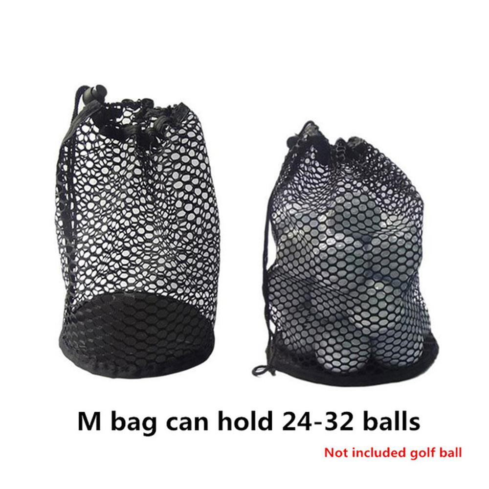 Net Nylon Carrying Bag 16/32/56 Ball Golf Mesh Bag Golf Ball Bags Golf Storege Bag Drawstring Pouch