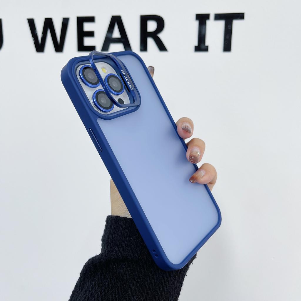 Невидимый кронштейн Подходит для чехла для мобильного телефона Apple 15pro Ощущение кожи iPhone 14 Защитная матовая крышка для объектива 13