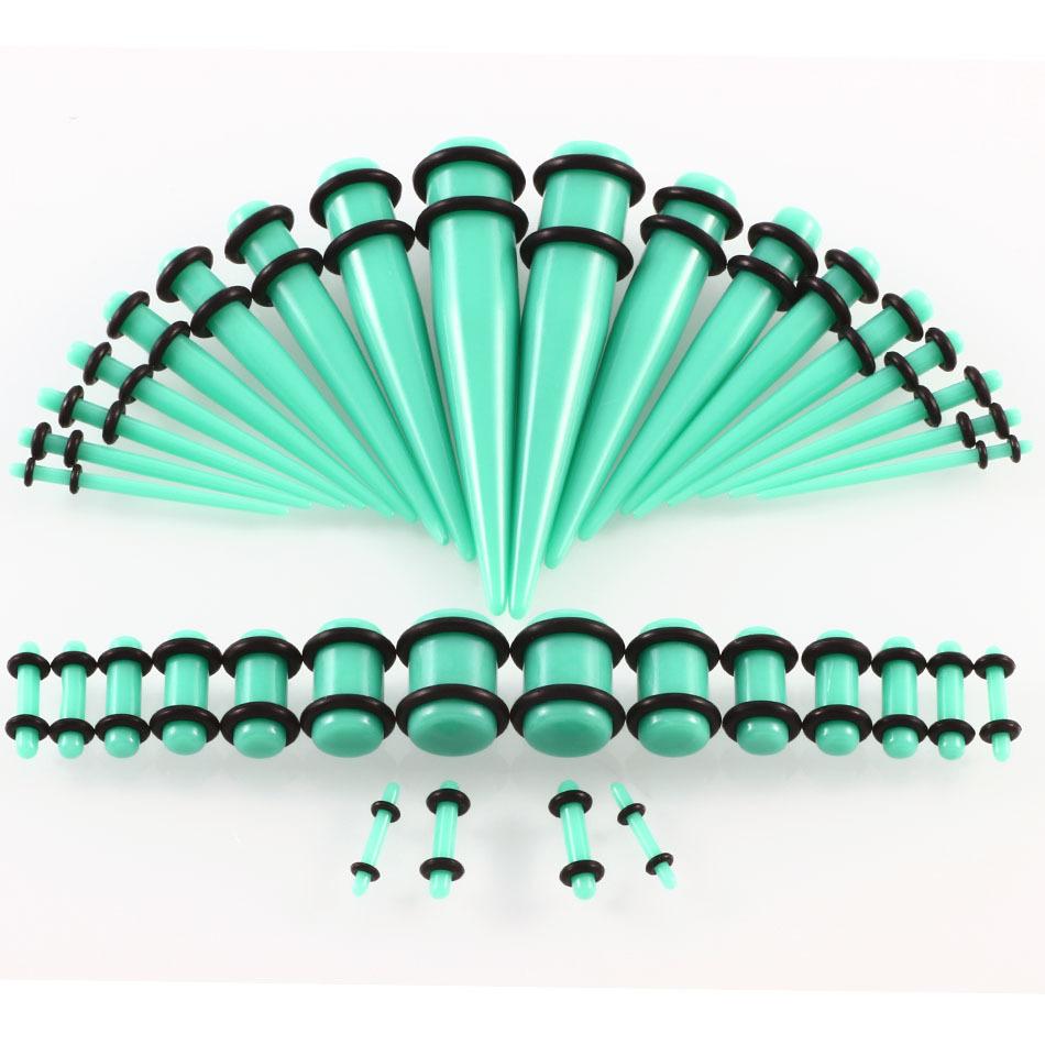 36 шт. силиконовые ушные манометры с конусом и вилкой для растяжки, наборы для туннельного пирсинга, украшения для тела