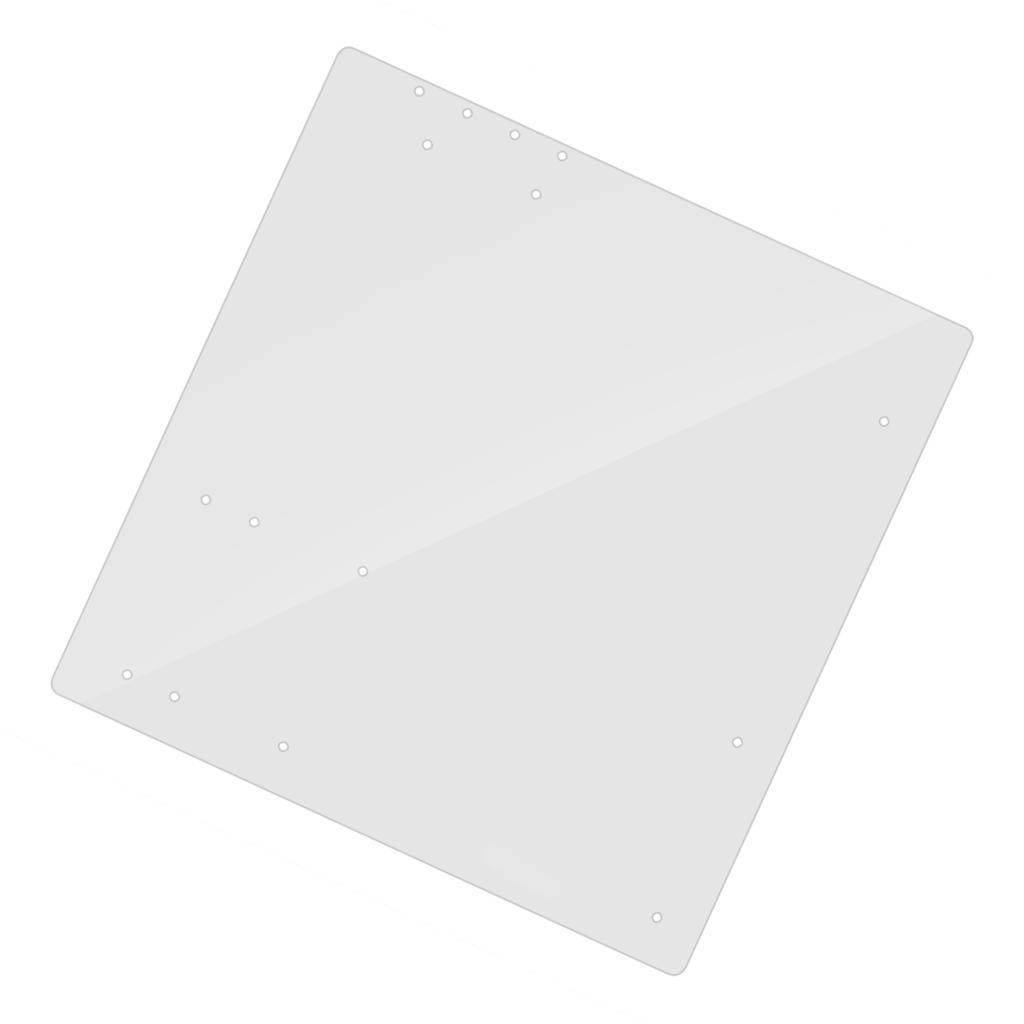 Open Frame Transparent Acrylic Overlock Computer Case DIY Base Stand For M ATX Motherboard