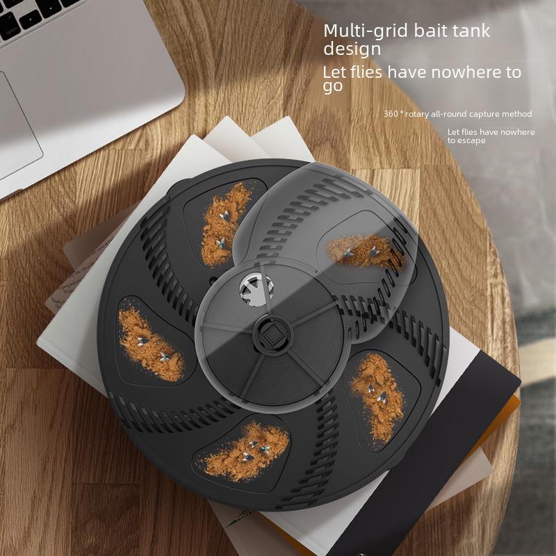 Automatic Rotating Fly Trap: Electric Fly Catcher and Killer for Small Home Appliances
