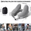 Удобная надувная дорожная подушка Поддержка головы и шеи Подушка Портативная подушка для шеи Автомобиль