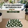 Коврик для ванной, противоскользящий коврик для ванной комнаты, супер мягкий быстросохнущий водопоглощающий ультра-толстый коврик для стирки, украшение комнаты