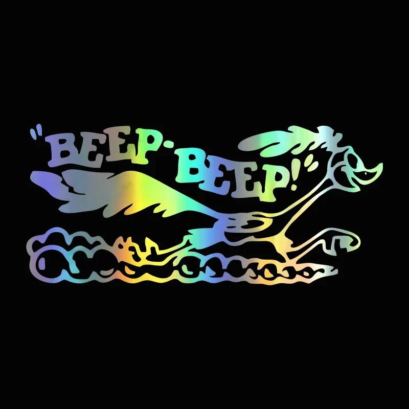 17x7.7см Наклейка Дорожный Бегун Мультяшный Старый Быстрый Автомобиль Грузовик Ноутбук Виниловые Аксессуары Дека Автомобильные Декоративные Аксессуары