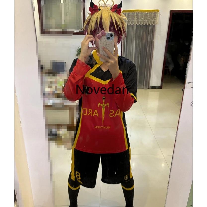 Аниме Косплей Костюм Blue Lock Несс Кайзер Исаги Наги Рео Итоши Саэ Сидо Рюусэй Косплей Джерси со Шортами Форменная Одежда