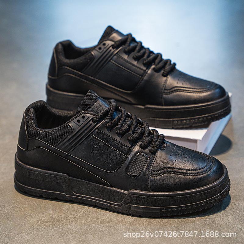Men's Shoes Autumn New Breathable Little White Shoes Niche Design Versatile Youth Sports Platform Casual Board Shoes Trendy Shoes