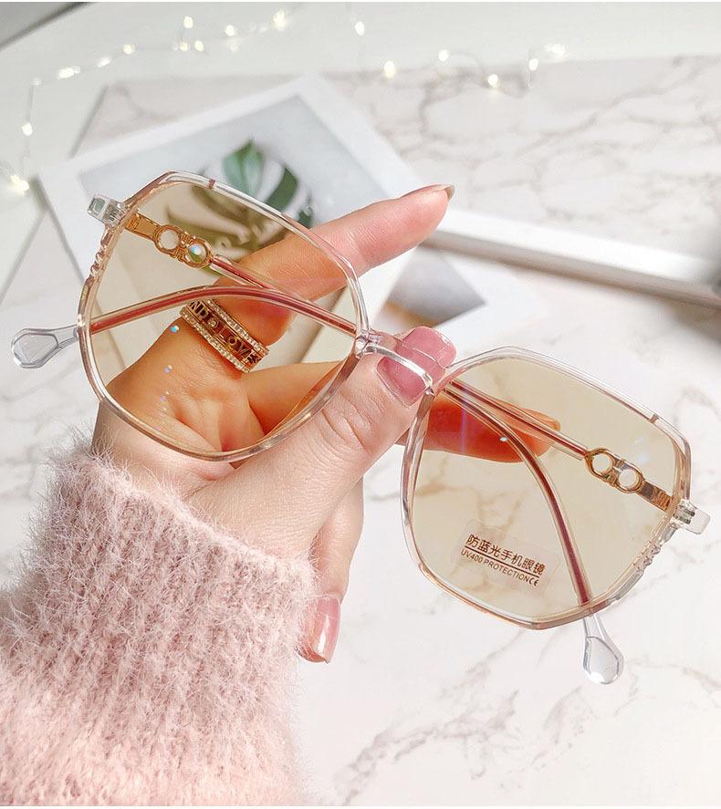 Ультралегкие светочувствительные очки с изменением цвета, защищающие от синего света, студенческие модели, с плоским световым лицом, оправа для очков для близорукости с защитой от синего света