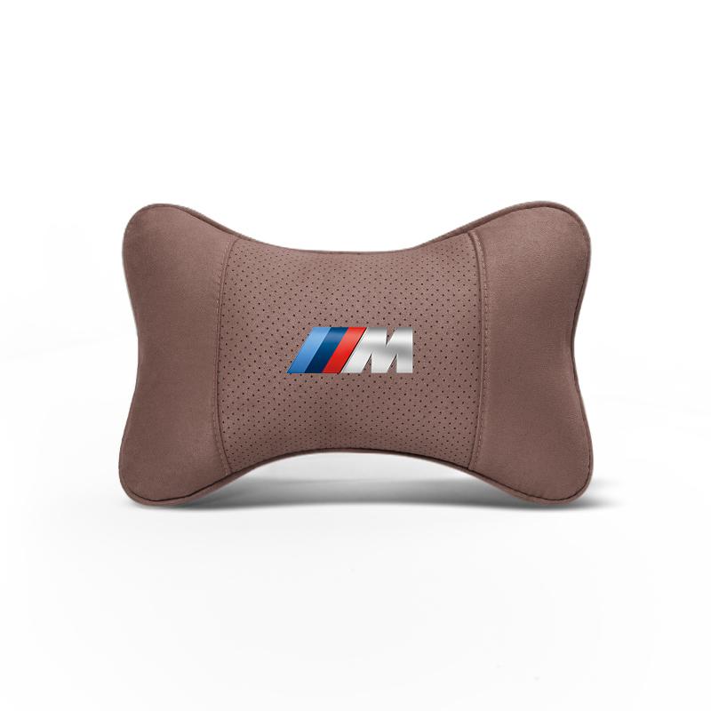 Soft Suede Neck Pillow Comfort Car Headrest Interior Decor Accessories For BMW E90 G80 M3 G30 M5 F82 F83 F20 F21 G42 F95 F96 G06 w9