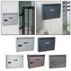 Metal Mailbox Letter Box Wall Mounted Mail Box Universal Postbox  for School Outdoor Street House
