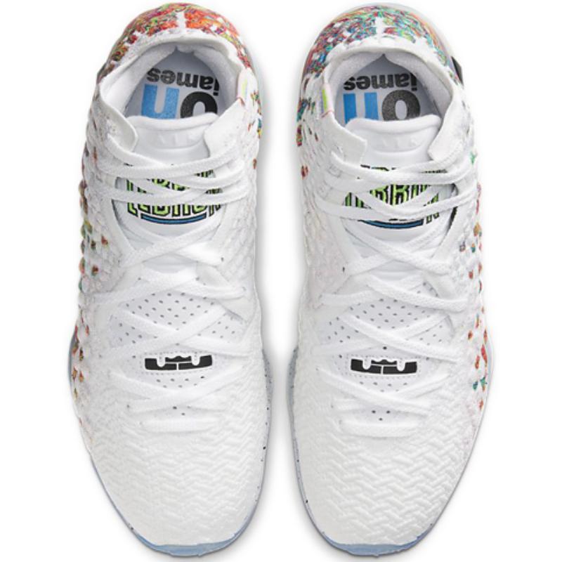 Nike Кроссовки LeBron 17 EP Белые Черные BQ3178-100