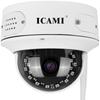 ICAMI Security No Installation Dome Home Surveillance AI Human 5 SD Card IP Continuous Nighttime Remote Japanese Instruction Japanese Easy Car No