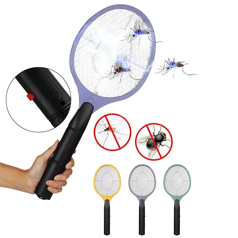 Battery Power Mosquitos Killer Electric Mosquito Repeller Portable Killer Insects Swatter Racket for Home Accessories Tools 2024